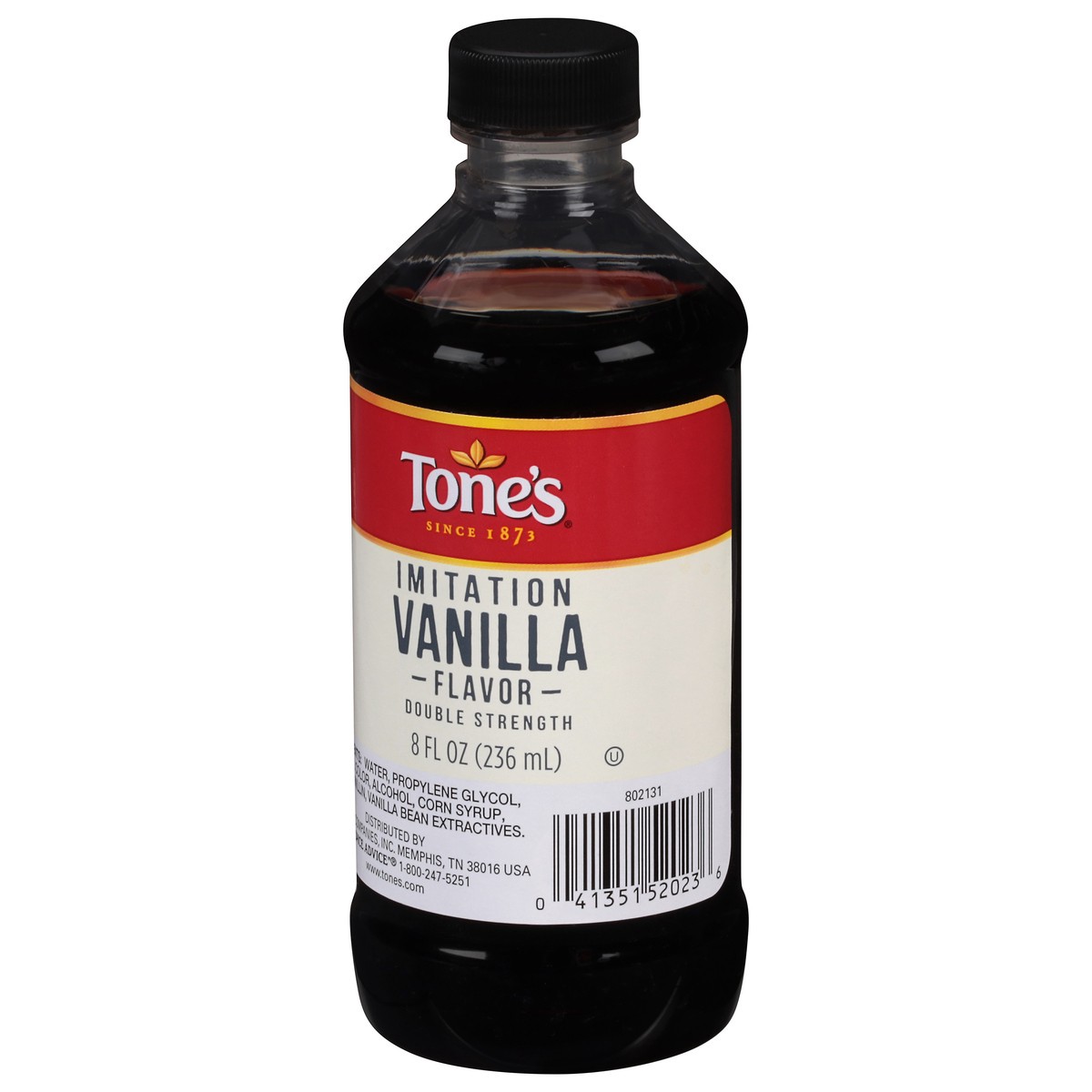 slide 7 of 9, Tone's Imitation Vanilla 8 fl oz, 8 fl oz