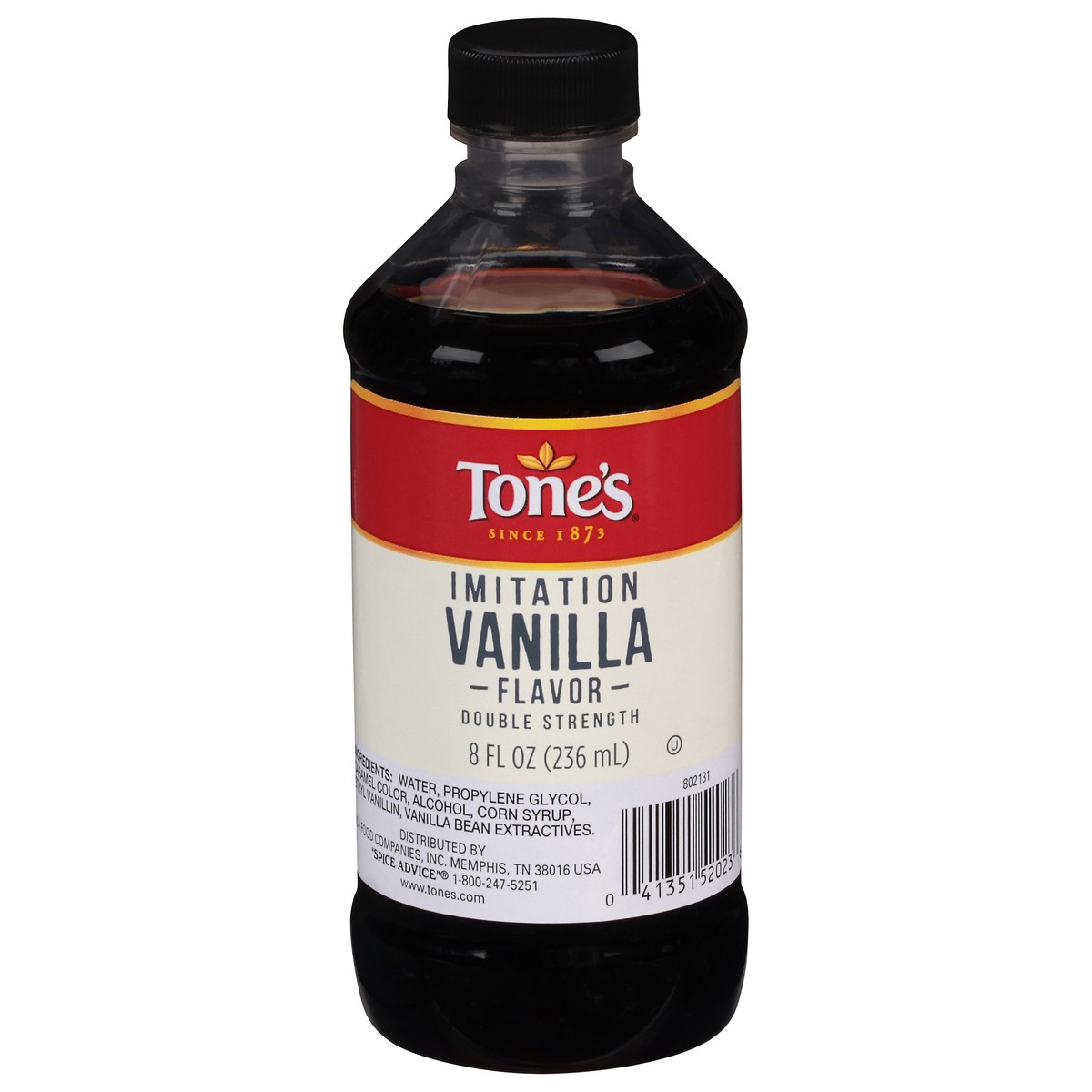 slide 1 of 9, Tone's Imitation Vanilla 8 fl oz, 8 fl oz