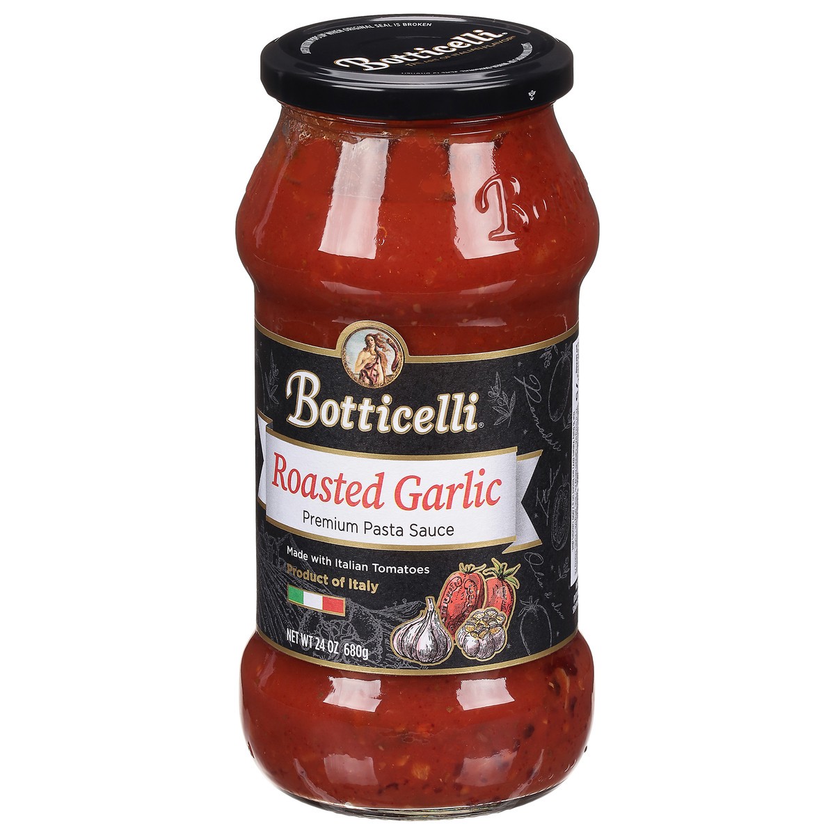 slide 3 of 9, Botticelli Roasted Garlic Pasta Sauce, 24 oz