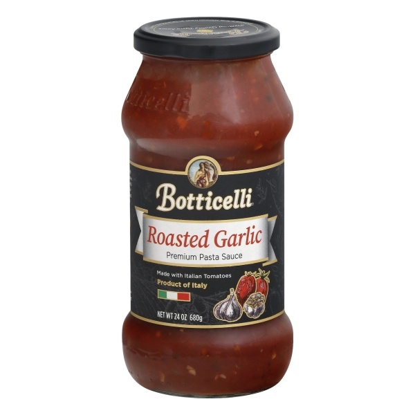 slide 1 of 1, Botticelli Roasted Garlic Premium Pasta Sauce, 24.1 ct