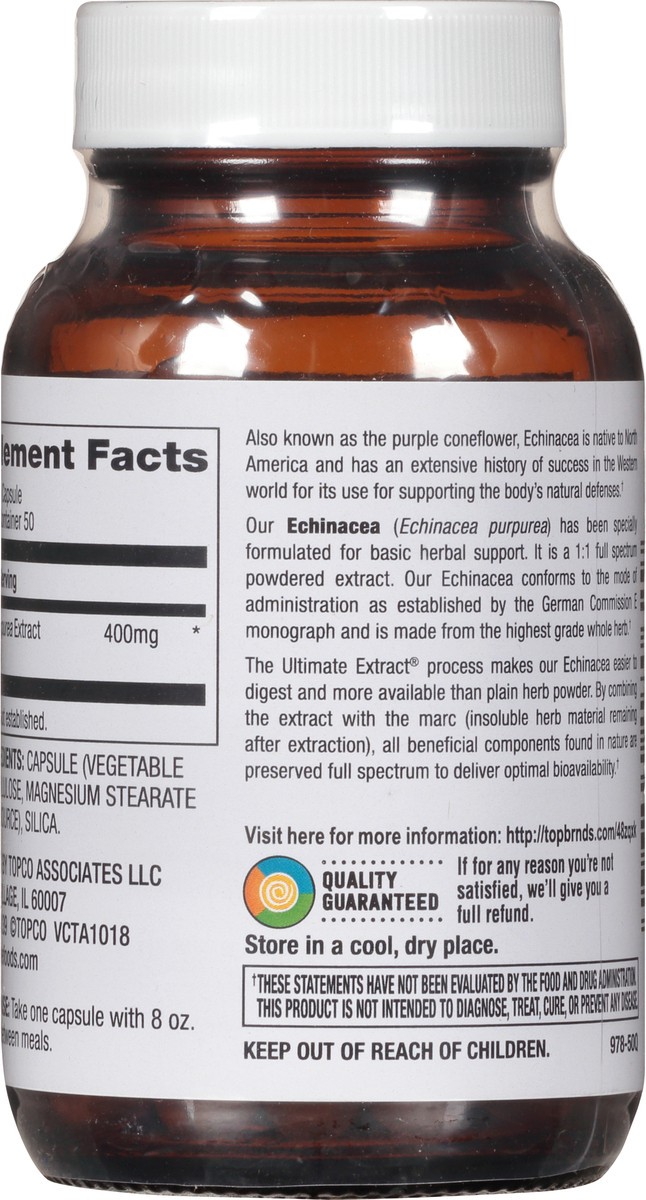 slide 4 of 15, Full Circle Market Ultimate Extract 400mg Echinacea 50 Capsules, 50 ct