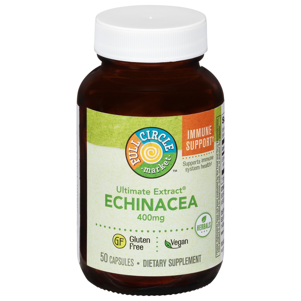 slide 1 of 15, Full Circle Market Ultimate Extract 400mg Echinacea 50 Capsules, 50 ct