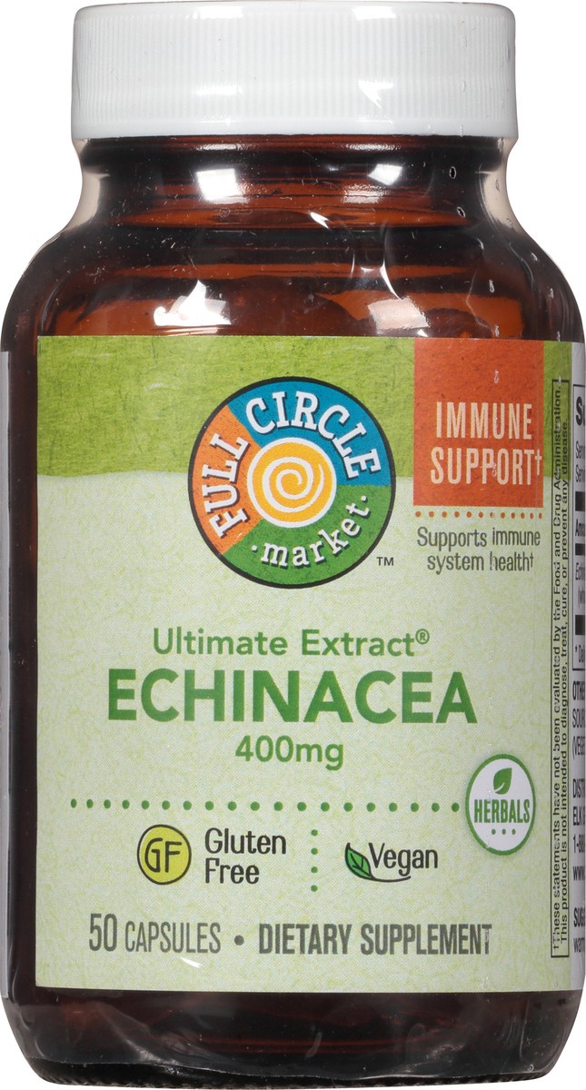 slide 10 of 15, Full Circle Market Ultimate Extract 400mg Echinacea 50 Capsules, 50 ct