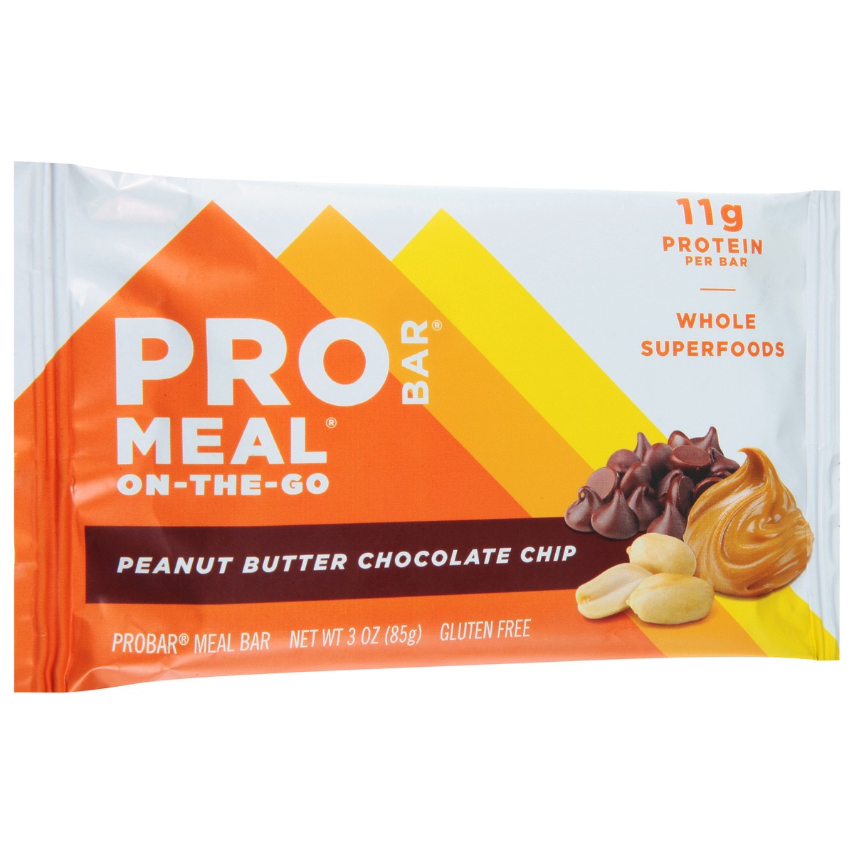 slide 8 of 9, Probar Peanut Butter Chocolate Chip Bar - 3 Oz, 3 oz