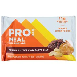 Probar Peanut Butter Chocolate Chip Bar - 3 Oz