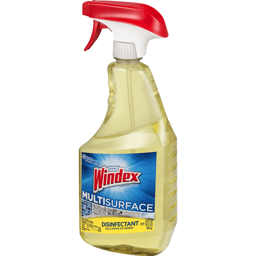 slide 3 of 9, Windex Sparkling Lemon Antibacterial Multi Surface Cleaner, 26 oz