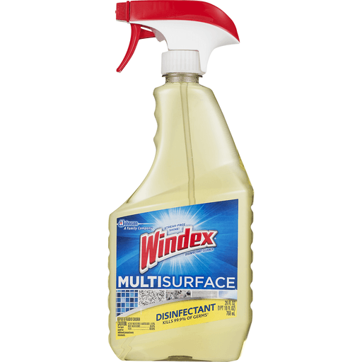 slide 4 of 9, Windex Sparkling Lemon Antibacterial Multi Surface Cleaner, 26 oz