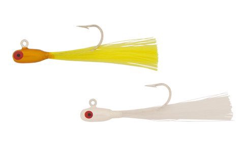 slide 1 of 1, H&H Lure Company White/Yellow 1/8 oz Speck Rig, 2 ct