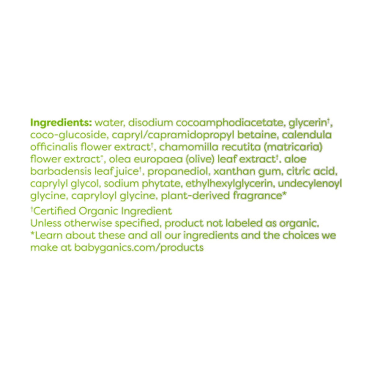 slide 2 of 5, Babyganics Bubble Bath Chamomile Verbena 20oz, 20 fl oz