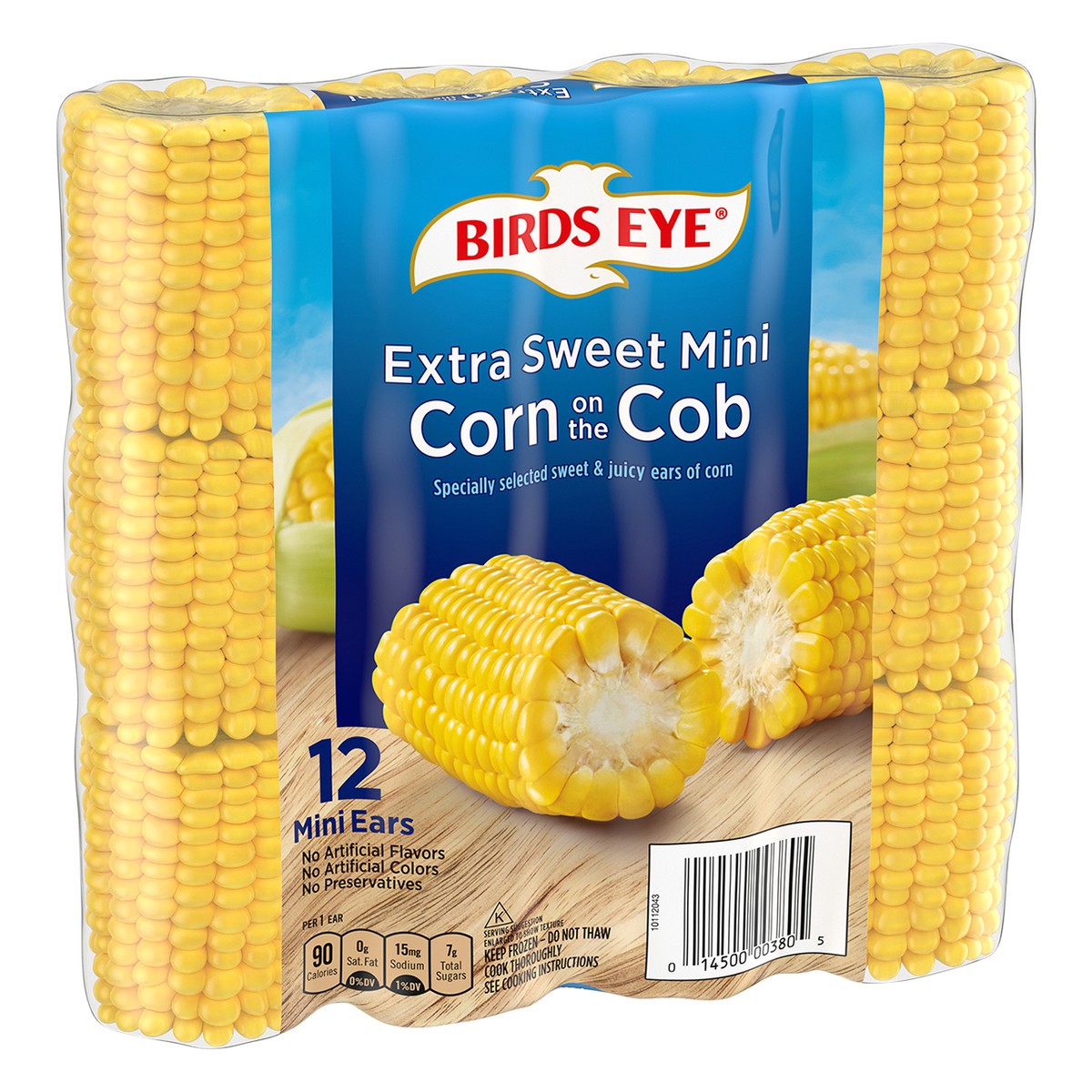 slide 6 of 11, Birds Eye Mini Ears Extra Sweet Corn on the Cob 12 ea, 12 ct