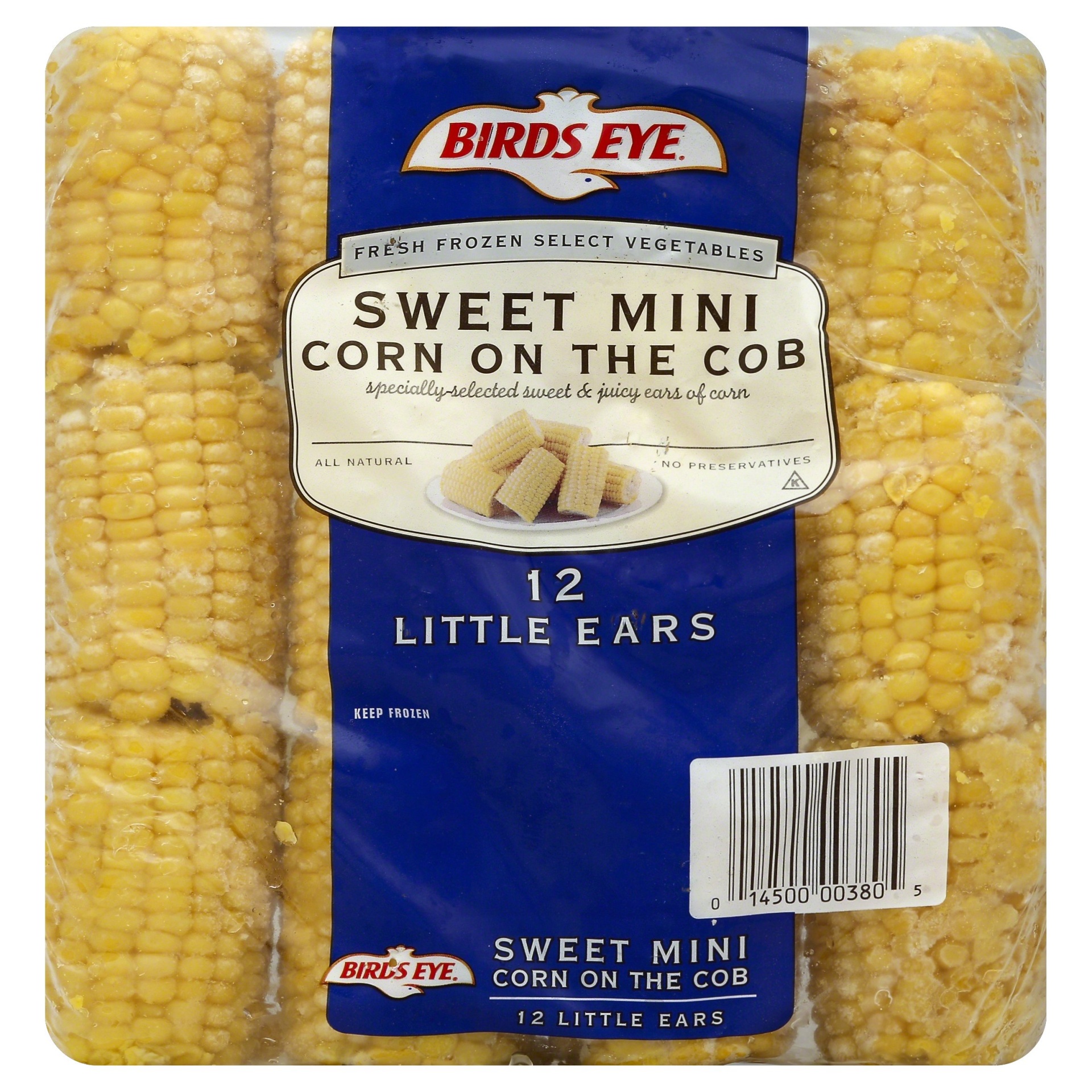 slide 1 of 9, Bird's Eye Sweet Corn On The Cob, 12 ct