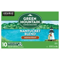 Green Mountain Coffee Roasters Nantucket Blend Medium Roast Coffee Pods- 10 ct