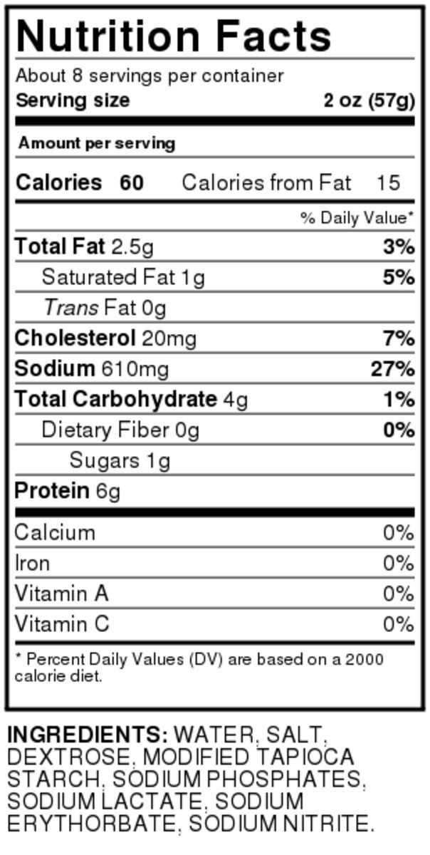 slide 4 of 9, That's Smart! Cooked Ham & Water Product, 16 oz