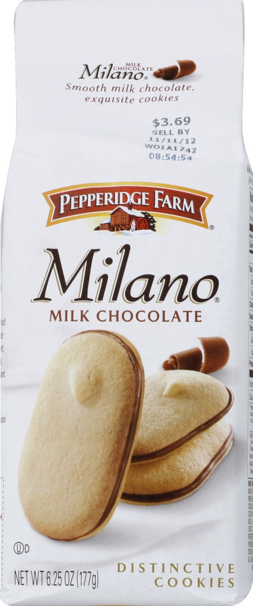 slide 6 of 7, Pepperidge Farm Milano Cookie, Milk Chocolate, 6 oz