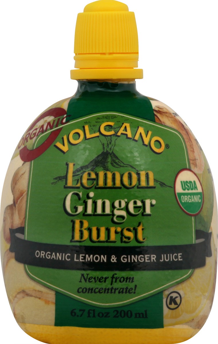 slide 6 of 7, Volcano Lemon Ginger Burst Juice - 6.7 oz, 6.7 oz