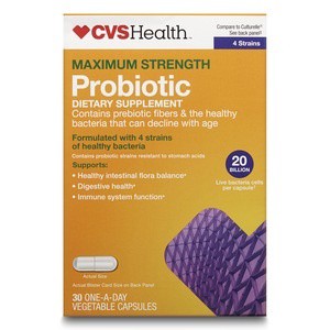 slide 1 of 1, CVS Health Maximum Strength Probiotic Capsules, 30 ct