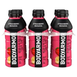 BODYARMOR Strawberry Banana Electrolyte Sports Drink, 16 fl oz Bottles, 6 Pack