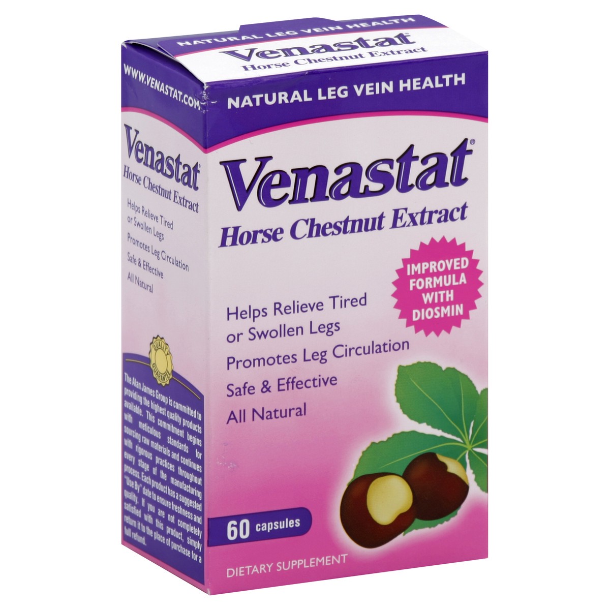 slide 4 of 4, Venastat Horse Chestnut Extract 60 ea, 60 ct
