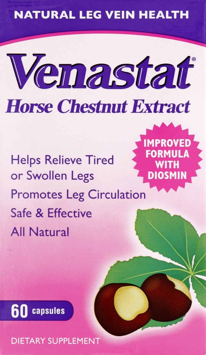 slide 1 of 4, Venastat Horse Chestnut Extract 60 ea, 60 ct