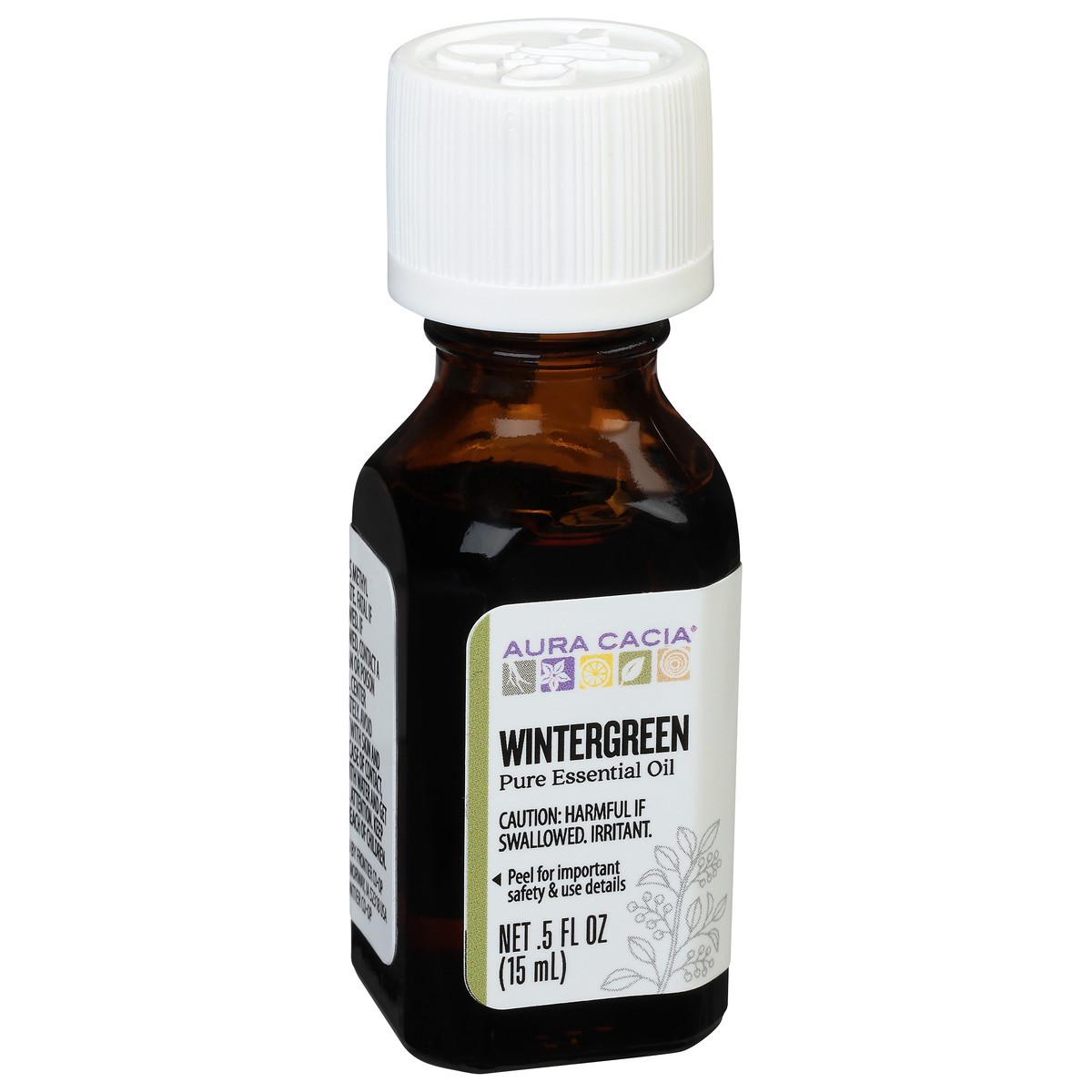 slide 9 of 9, Aura Cacia Wintergreen Essential Oil, 0.5 oz