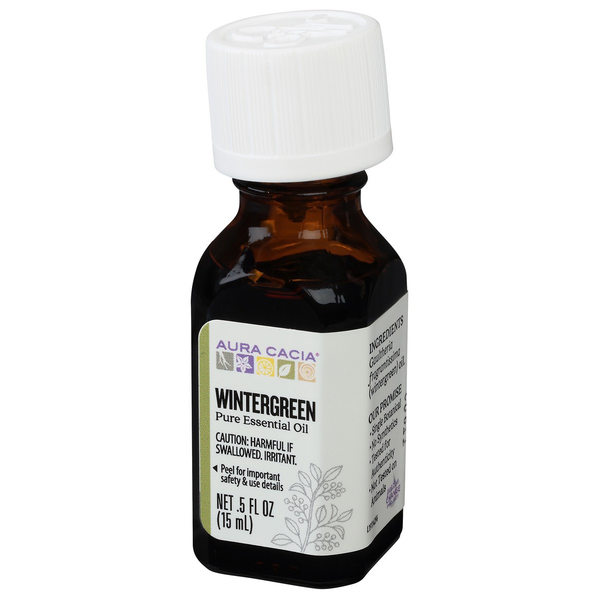 slide 7 of 9, Aura Cacia Wintergreen Essential Oil, 0.5 oz