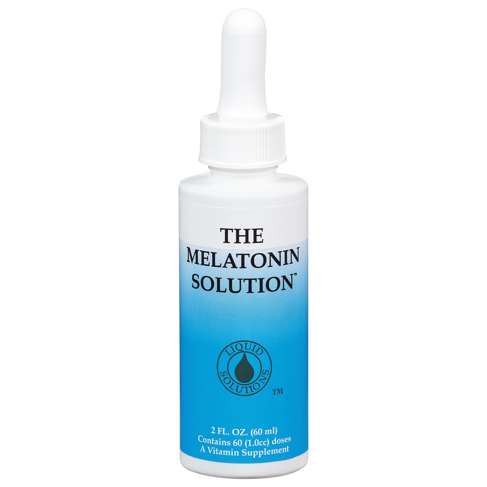 slide 1 of 1, Liquid Solutions Melatonin Vitamin Supplement 2 fl oz, 2 oz