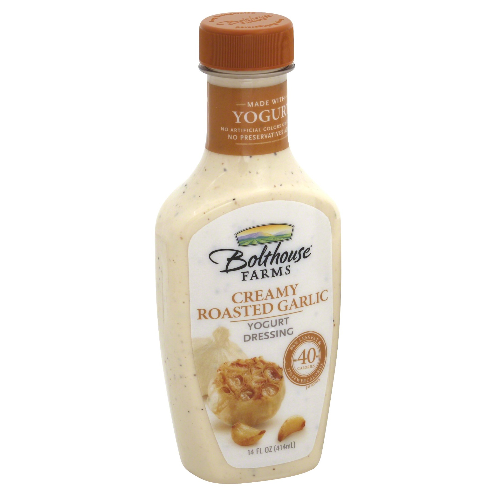 slide 1 of 1, Bolthouse Farms Creamy Roasted Garlic Yogurt Dressing, 14 fl oz