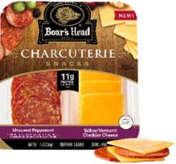 Boar's Head Uncured Pepperoni & Vermont Cheddar Cheese Charcuterie