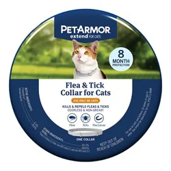 PetArmor Extend Flea & Tick Treatment & Prevention Collar For Cats - 8 Months Protection