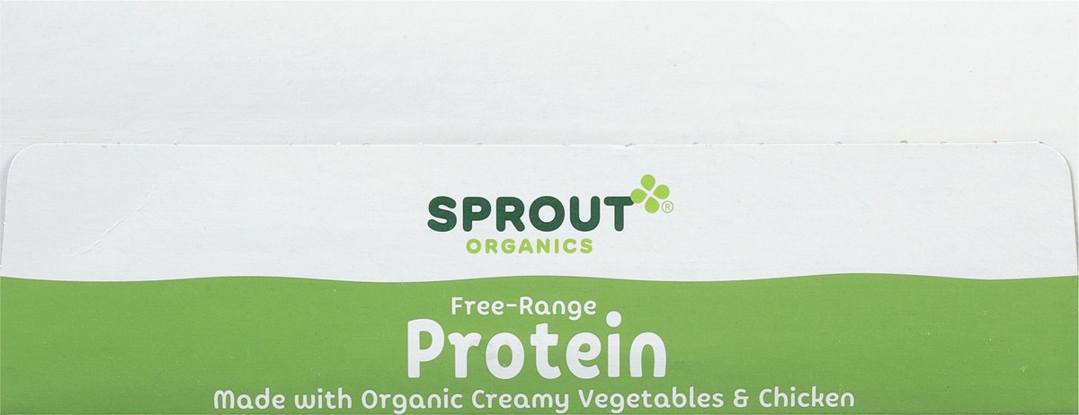 slide 9 of 12, Sprout Organics 8 Months and Up Protein Organic Creamy Vegetables & Chicken 6 - 4 oz Pouches, 6 ct