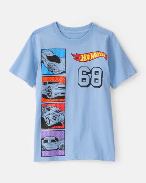 slide 1 of 2, Carter's Carters Kid Hot Wheels™ Short-Sleeve Graphic Tee - Blue Blue 5, 1 ct