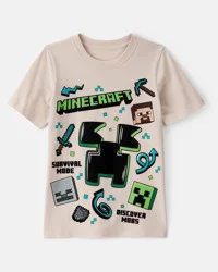 Carter's Carters Kid Minecraft® Short-Sleeve Graphic Tee - Tan Multi 8