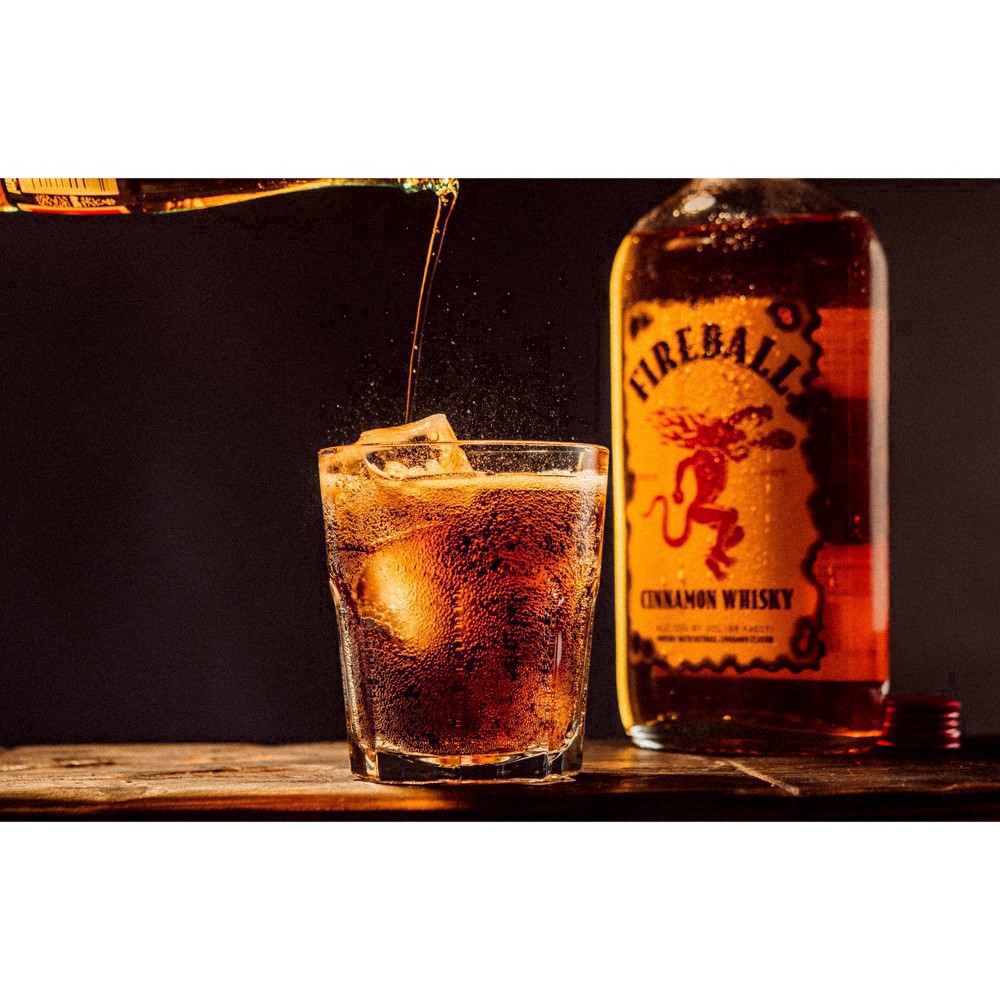 slide 22 of 36, Fireball Cinnamon Whiskey, 375ml Plastic Bottle, 66 Proof, 375 ml