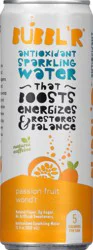 BUBBL'R Antioxidant Passion Fruit Wond'r Sparkling Water 12 oz