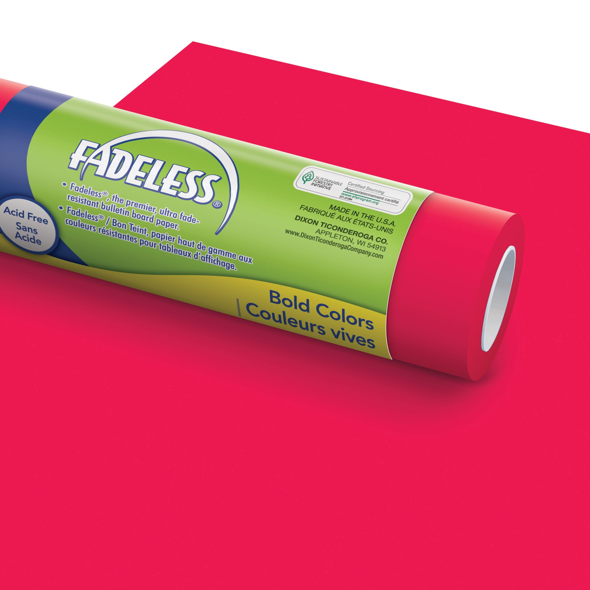 slide 1 of 1, Fadeless FADELESS 47.25X12 FLAME-4, Flame, 48" x 12', 1 Roll, 1 pc