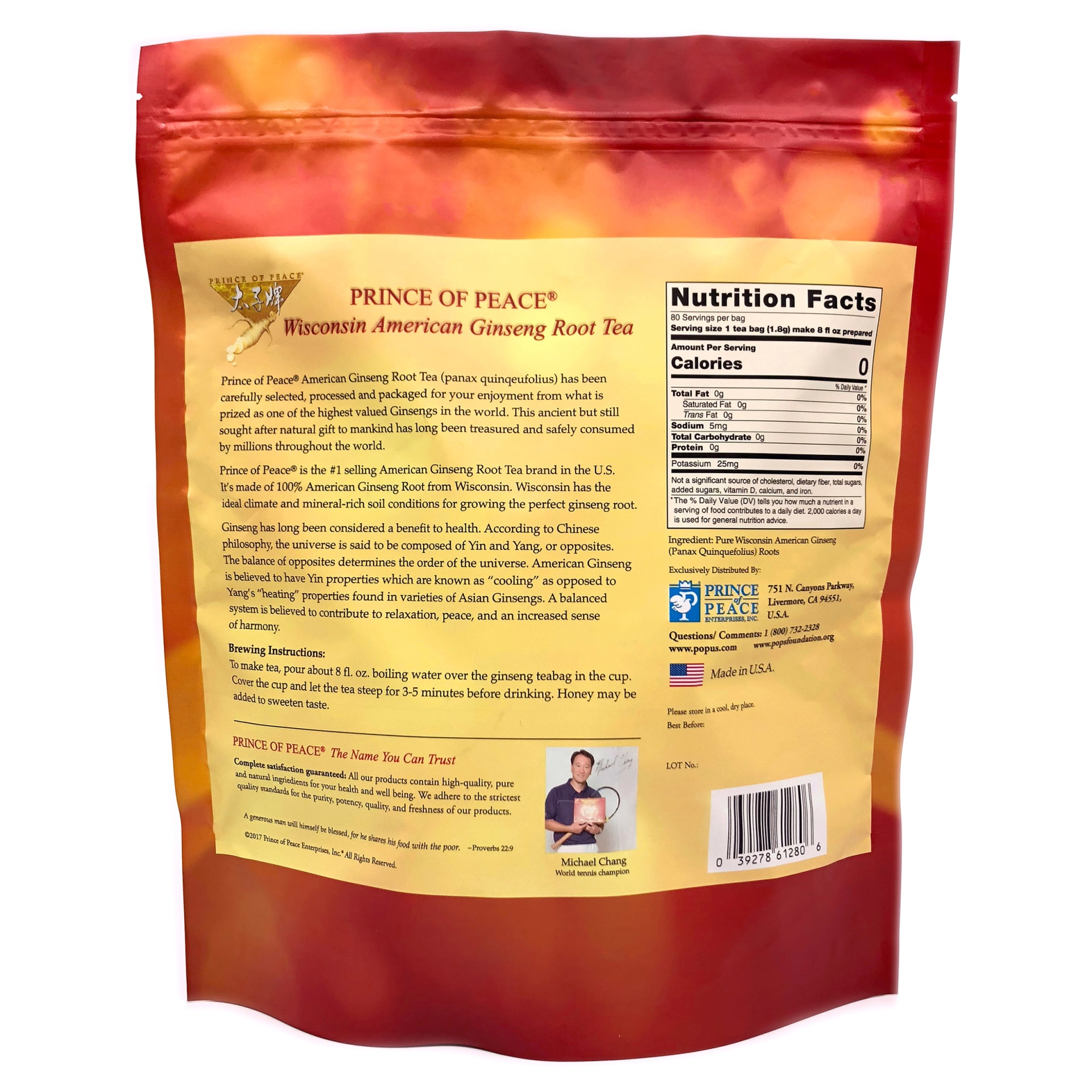 slide 2 of 2, Prince of Peace Ginseng Root Tea, 80 ct