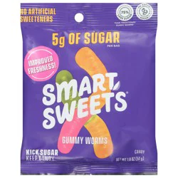SmartSweets Gummy Worms 1.8 oz