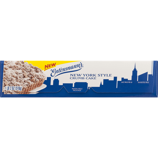 slide 8 of 8, Entenmann's New York Style Crumb Cake, 1 ct