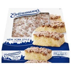 Entenmann's New York Style Crumb Cake, 18 oz, Cinnamon Crumb Cakes, Box