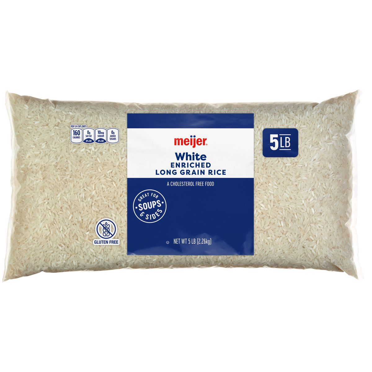 slide 1 of 2, Meijer Extra Long Grain Rice, 80 Oz, 80 oz