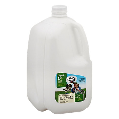 slide 1 of 1, Organic Valley Skim White Milk - Gallon, 1 ct