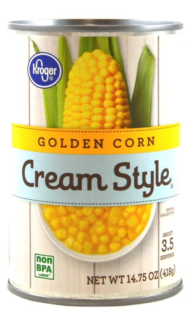 slide 1 of 1, Kroger Cream Style Golden Corn, 14.75 oz