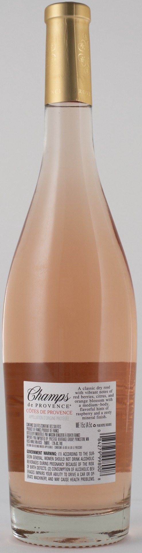 slide 2 of 3, Champs de Provence Rosé, 750 ml