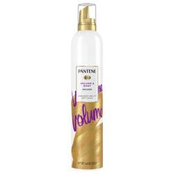 Pantene Volume and Body Mousse, Pro-V Nutrient-Rich Formula for Fullness, 6.6 oz
