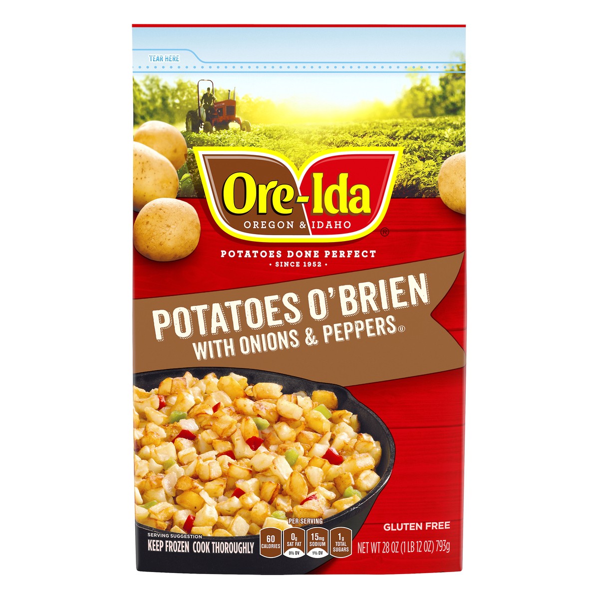 slide 3 of 14, Ore-Ida Potatoes O'Brien with Onions & Peppers Frozen Potatoes, 28 oz Bag, 28 oz
