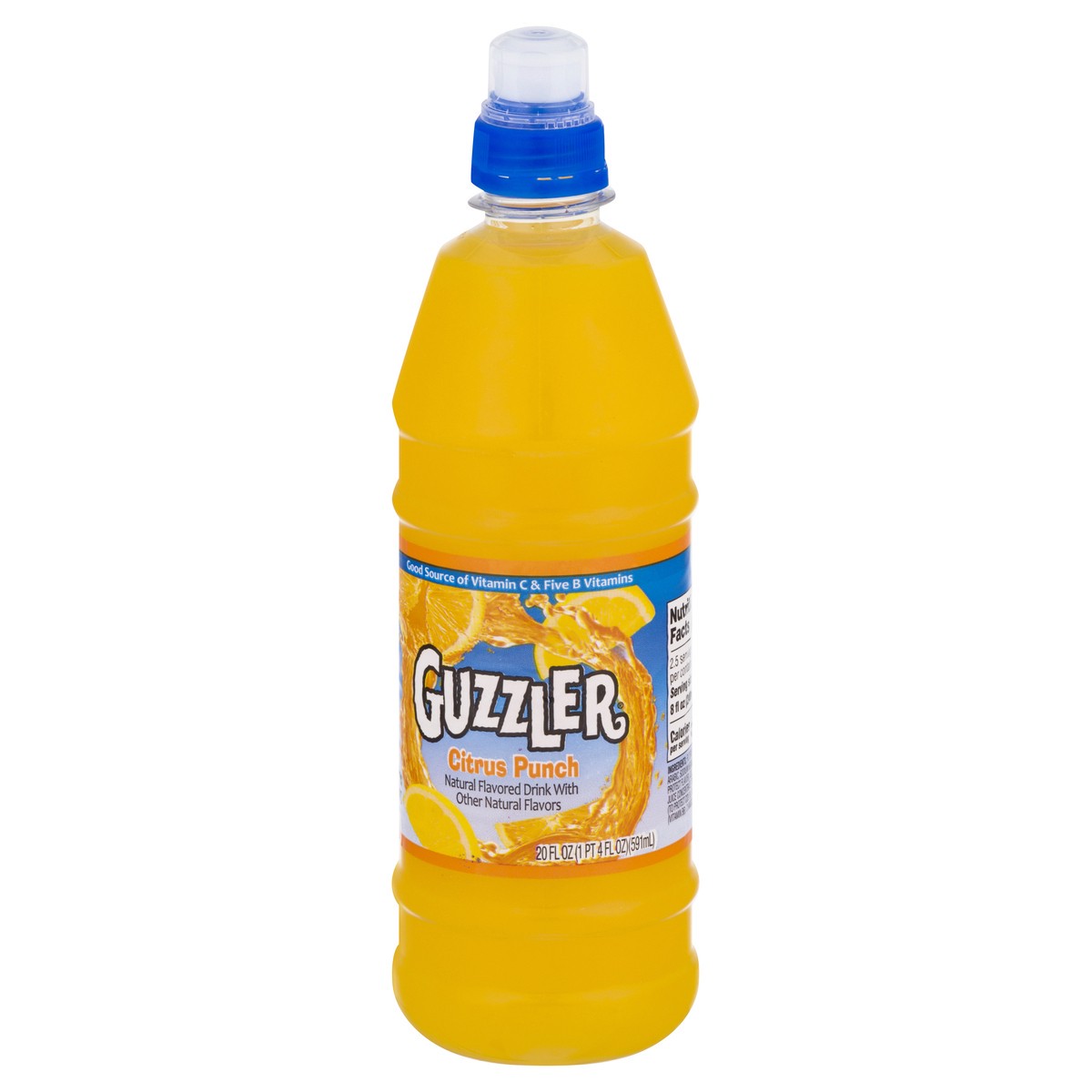 slide 3 of 9, Guzzler Citrus Punch Fruit Drink 20 oz, 20 oz