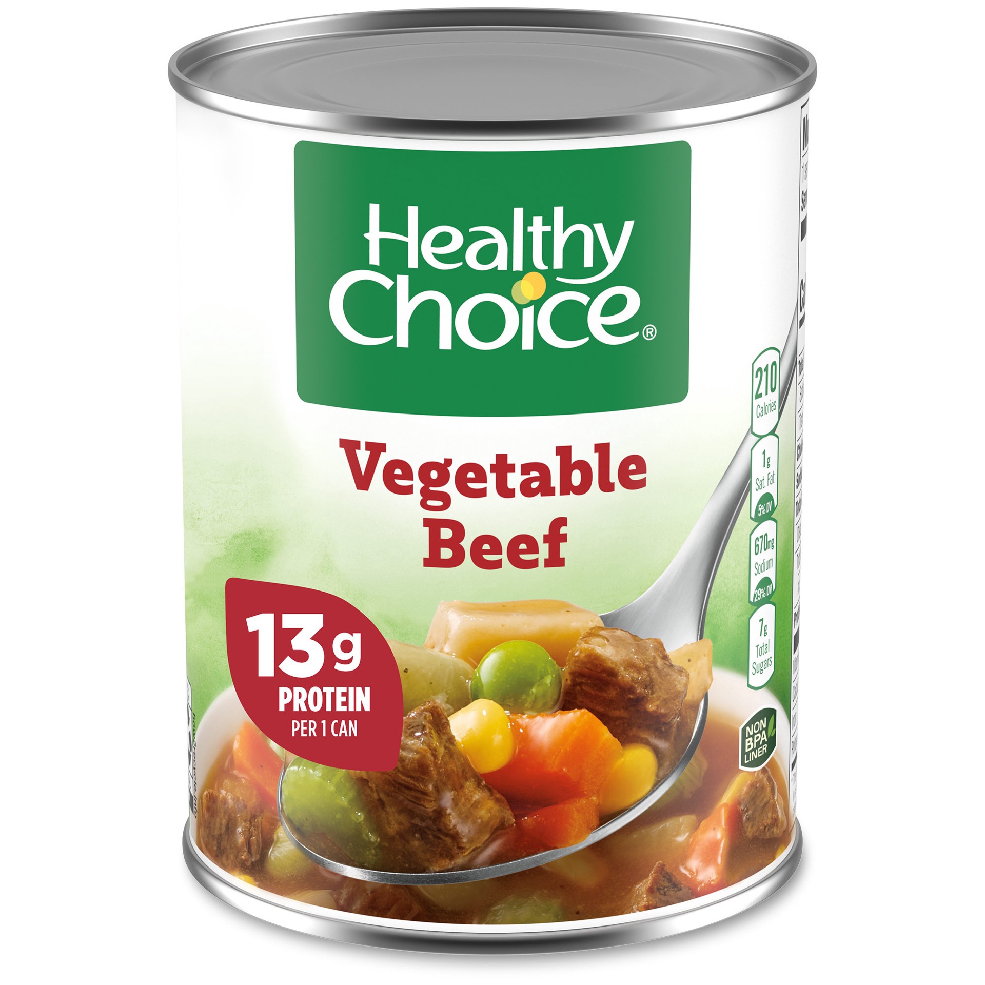 slide 1 of 1, Healthy Choice Beef Vegetable Soup 15 oz, 15 oz