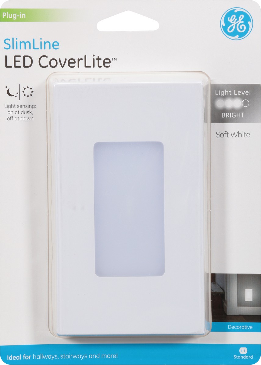 slide 7 of 9, GE Led Coverlite Night Light - White, 1 ct