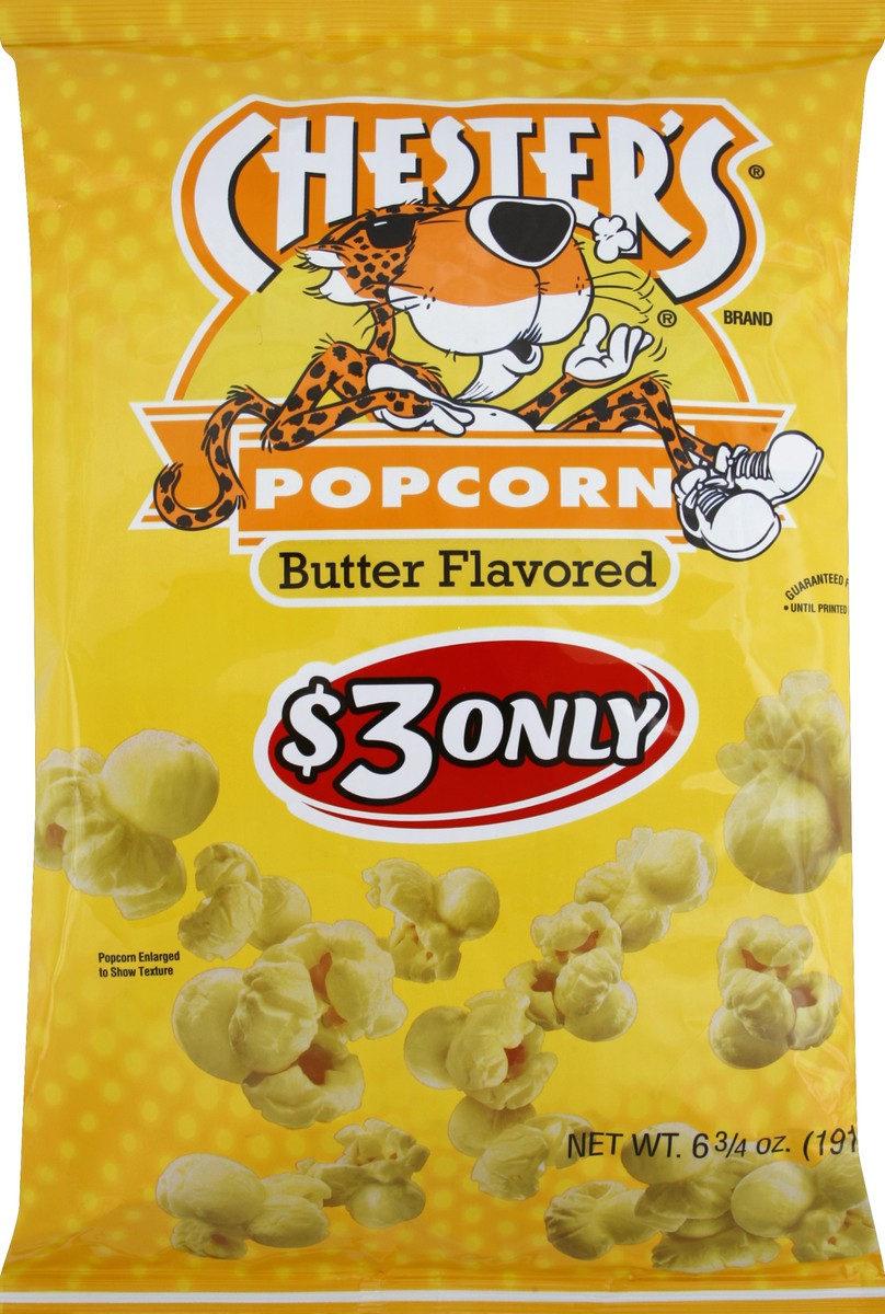 slide 5 of 6, Chester's Butter Popcorn 6.75 Ounce Plastic Bag, 6.75 oz