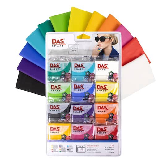slide 1 of 8, Das Smart Harmonic Colors Modeling Clay Set, 342 gram